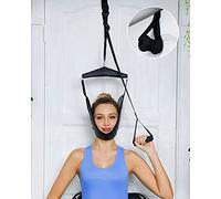 Cervical Neck Traction Device Over Door for Home Use, Portable Neck Stretcher Hammock for Neck Pain Relief, Physical Therapy AIDS for Neck Decompressor.