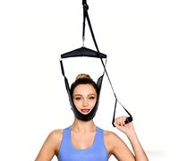 Cervical Neck Traction Device Over Door - Portable Stretcher for Neck Pain Relief, Spine Decompression, Physical Therapy Aid for Home or Office Use