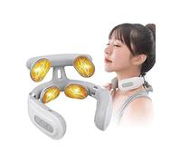 Cervical Neuromodulation Device, Portable Neck Relief Massager, Cordless Design, Adjustable Modes for Targeted Comfort, Ultimate 4-Head Neck Massagers for Home Office & Travel