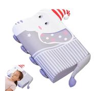 Cervical Pillow for Neck and Shoulder, Kids Ice Silk Cervical Pillow, Contour Pillow for Children, 40x25x7cm, Cooling Ergonomic Pillow for Kids, Orthopedic Pillow for Children