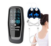 Cervical Spine Massager, Electric Cervical Massager | Electric Massager for Muscles with 9 Modes and 30 Intensities | Portable Neck Sagging for Home Travel, Relieves Muscle Pain