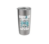Cervical Support Squad - Ovarian Cancer Teal Cervical Cancer Stainless Steel Insulated Tumbler