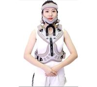 Cervical Thoracic Orthosis Adjustable Head Neck Chest Thoracic Brace, Open Design Orthosis Cervical Thoracic Halo Brace For Spine Correction And Neck Care