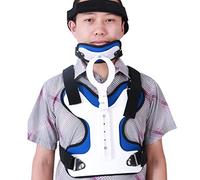 Cervical Thoracic Orthosis, Upper Back Brace For Clavicle Support Head Neck Chest Orthosis Adjustable Cervical Thoracic Corrector U Lumbar Support