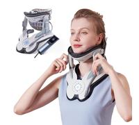 Cervical Traction Device, Neck Brace for Neck Pain and Support, Neck Stretcher, Neck Traction Devices for Home Use, Decompression Device for Neck Pain Relief