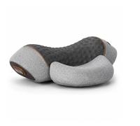 CerviCalm, 3-in-1 Neck Massager with Heating, Ergonomic Heated Cervical Massage Cushion, Neck and Shoulder Massage Pillow, Memory Shape, Vibration, Pulling, Dimmable (Grey)