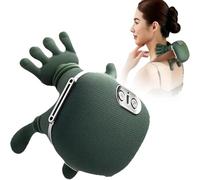 Cerviflex 4D Wireless Massager - Shiatsu Deep Tissue Relief with Heat, 2026 Upgraded Real Touch Therapy Massager, Ergonomic, Three Massage Modes, Adjustable, Actual Hand Massage (Green)