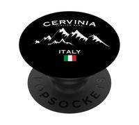 Cervinia Italian Alps Breuil-Cervinia Matterhorn Ski Resort PopSockets Adhesive PopGrip