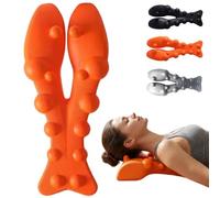 Cervipoint - Trigger Point Massager, Durable Trapezius Stretcher, Soft Comfortable Trapezius Trigger Point Massager, Occipital Release Tool for Relief Back Fatigue & Cervical Spine Pressure (Orange)