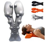Cervipoint - Trigger Point Massager, Durable Trapezius Stretcher, Soft Comfortable Trapezius Trigger Point Massager, Occipital Release Tool for Relief Back Fatigue & Cervical Spine Pressure (Gray)