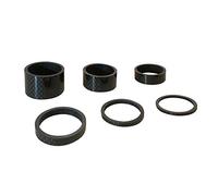 Cervus 6PCS Light Weight 3K Carbon Headset Spacers 1 1/8"-2mm,3mm,5mm,10mm,15mm,20mm