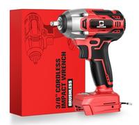 Cerycose Cordless Impact Wrench for Mil-wau-kee 18V Battery 250FT-LBS 3/8 inch Compact Impact Gun Brushless Electric Includes LED Work Light - 2400RPM Light-Duty Impact Driver Wrench - No Battery