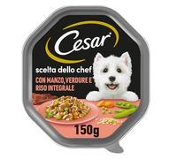 Cesar Chef's Choice Grilled Beef with Wholemeal Rice and Vegetables, Mixed, 150g (Pack of 14)