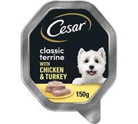 Cesar Classics Terrine Adult Wet Dog Food, Chicken and Turkey 14 x 150