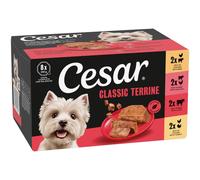 Cesar Classics Terrine Dog Food Trays Mixed in Loaf 8 x 150g