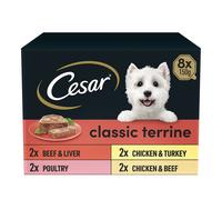 Cesar Classics Dog Trays Meat Selection 8 x 150g (PACK OF 2)