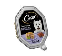 Cesar Classics Terrine Dog Food Tray Lamb & Chicken in Jelly 150g
