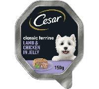 Cesar Classics Terrine with Lamb & Chicken Dog Food Multipack - Size: 14 x 150g