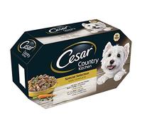 Cesar Country Kitchen Dog Tray Special Mixed Selection in Gravy 4x 150g