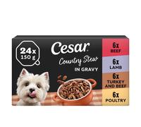Cesar Country Stew Adult Wet Dog Food, Special Selection, Pack of 3 (3 x 8 Trays