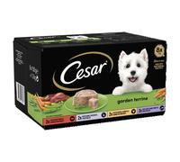 24 x 150g Cesar Classics Dog Food Trays Mixed Selection in Loaf