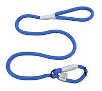 Cesar Millan Leine - Trainingsleine für Hunde - 2in1 Halsband Hund und Leine - Slip Lead - Retrieverleine mit integrierter Halsung (Groß - Farbe: Schwarz - Länge 120 cm, Durchmesser 1,2 cm