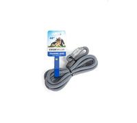 Cesar Millan Nylon Training Lead™ Training leash for dogs - 2 in1 dog collar and leash (Regular, Grey