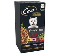 Cesar Natural Goodness Casserole Mixed Selection- Wet Dog Food - for Adult Dogs - in Gravy - 24 x 100 g