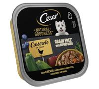 Cesar Natural Goodness Casserole - Wet Dog Food - for Adult Dogs - with Chicken in Gravy - 16 x 100 g