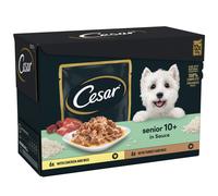 Cesar Pch Delic Senior 10+ SIS 4x12x100g