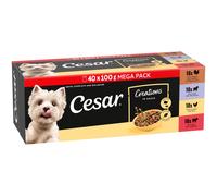Cesar Pouches Creations in Sauce - Saver Pack: 80 x 100g