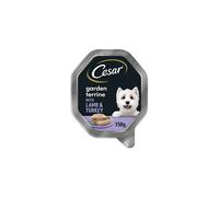 Cesar Premium Dog Wet Food Garden Terrine in Loaf with Juicy Lamb, Turkey and Green Beans 14x 150 g