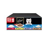 40 x 100g Cesar Sauce Selection Senior Wet Dog Food Pouches Mixed in Jelly
