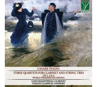 Cesare Pugni Pugni: Three Quartets For Clarinet (CD)