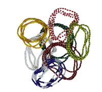 Cesarinaa 7 Collares de Santeria Obatala, Shango, Oshun, Yemaya, Orula, Elegua y Oggun | 7 Santeria Beaded Necklaces Elekes| Collares de Cuentas IFA, Religion Yoruba, Lucumi