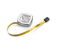 Cescorf Anthropometric Tape Measure with Flat Flexible Steel Blade for Body Circumference Measurements, 6mm x 2m, Metric, with Blank Space Before Zero, Ideal for Dieticians, Nutritionists, Trainers
