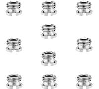 CESFONJER Camera Adapter, 10pcs 1/4" to 3/8" Reducer Bushing Convert Screw Adapter for DSLR Tripod Monopod Camera Microphone Stand Ballhead