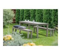 Cesis Picnic Table - 6 Seat Grey by EKJU