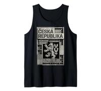 Ceská Republika Brutalist Czech Lion Concrete Architecture Tank Top