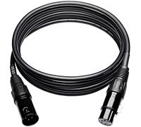 CESS-193-6fx1 Balance 4-Pin XLR Male to 4-Pin XLR Female Extension Cable, Headphone Audio Extension Cable (6 Feet, 1-Pack)