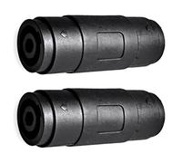 CESS-spn08 Speaker/Amp Speakon Compatible Female to Female Connector - Audio Speaker Jack Twist Lock 4 Pole - for NL4MP, NL4MPR, NL4FC, NL4FX, NLT4X, NL2FC, NL4 Series - 2 PACK