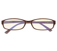 CessBlu Small Lens UV Protection Screen Readers Ladies Computer Reading Glasses Women(Brown)+1.75