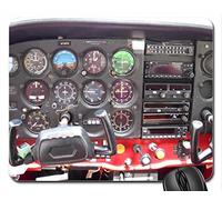 Cessna 172 Instrument Panel Mouse Pad, Mousepad (10.2 x8.3 x 0.12 inches)