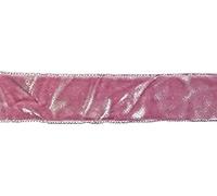 C'est Joli! Panne De Velours/Crushed Velvet 7/8-inch x 3.28 Yards-Pink