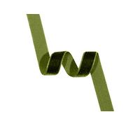 C'est Joli! Velvet Ribbon, Nylon, Khaki, 9 mm