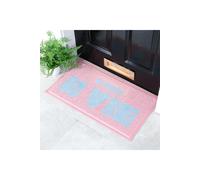 Artsy Doormats Blue C'est La Vie Doormat (70 X 40Cm), Blue