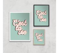 C'est La Vie Giclée Art Print - A3 - White Frame
