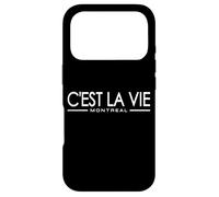 C'EST LA VIE MONTREAL CANADA FRENCH PHRASE ON A TEE Case for iPhone 17 Pro