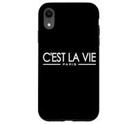 C'EST LA VIE PARIS FRANCE FRENCH PHRASE ON A TEE Case for iPhone XR
