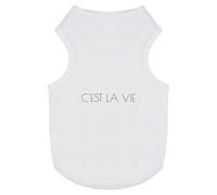 'C'est la Vie' Pet Dog/Cat T-Shirt (PT00104968)
